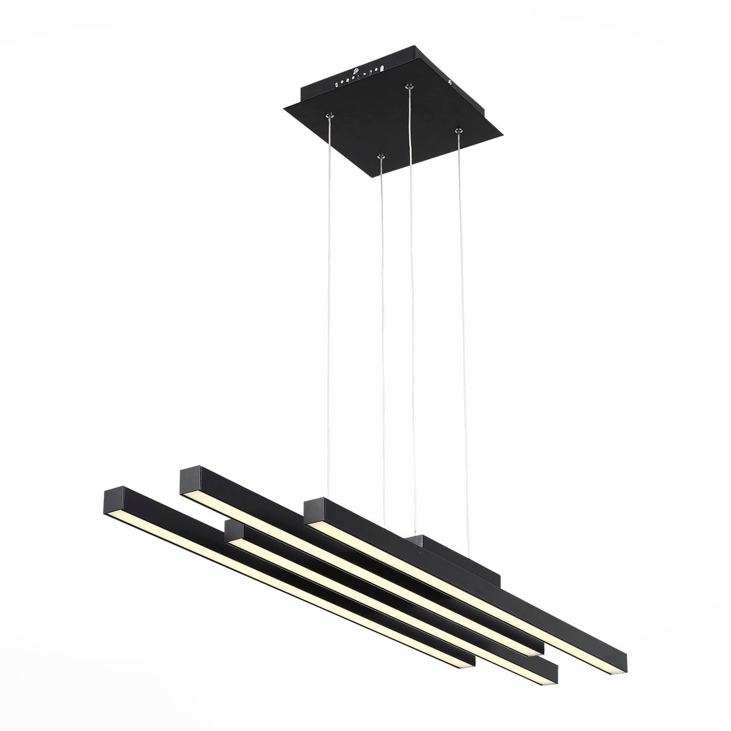 ST LUCE SL933.403.04 Люстра подвесная Черный/Черный LED 4*10,5W