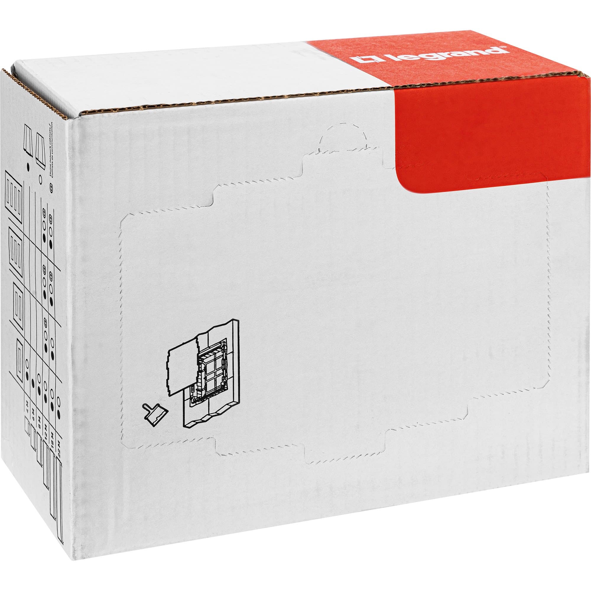 Legrand Practibox S Пластиковый щиток Встраиваемый 1X4 Белая дверь 134544 — миниатюра 4