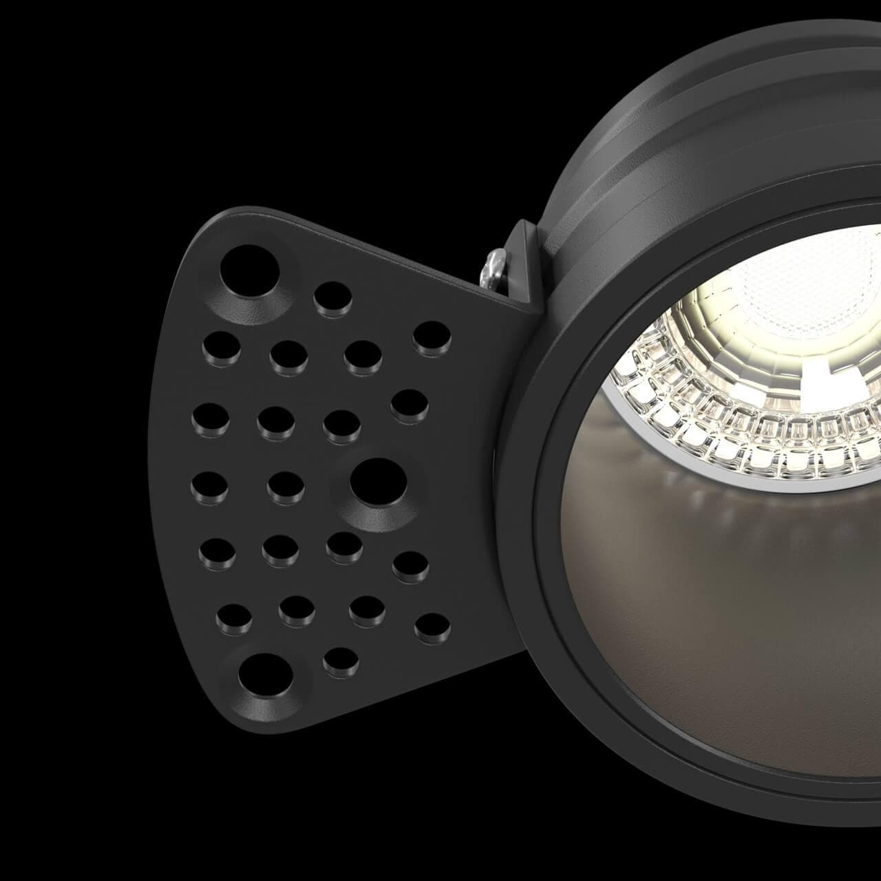 Maytoni Downlight Reif Черный Встраиваемый светильник DL048-01B — миниатюра 8