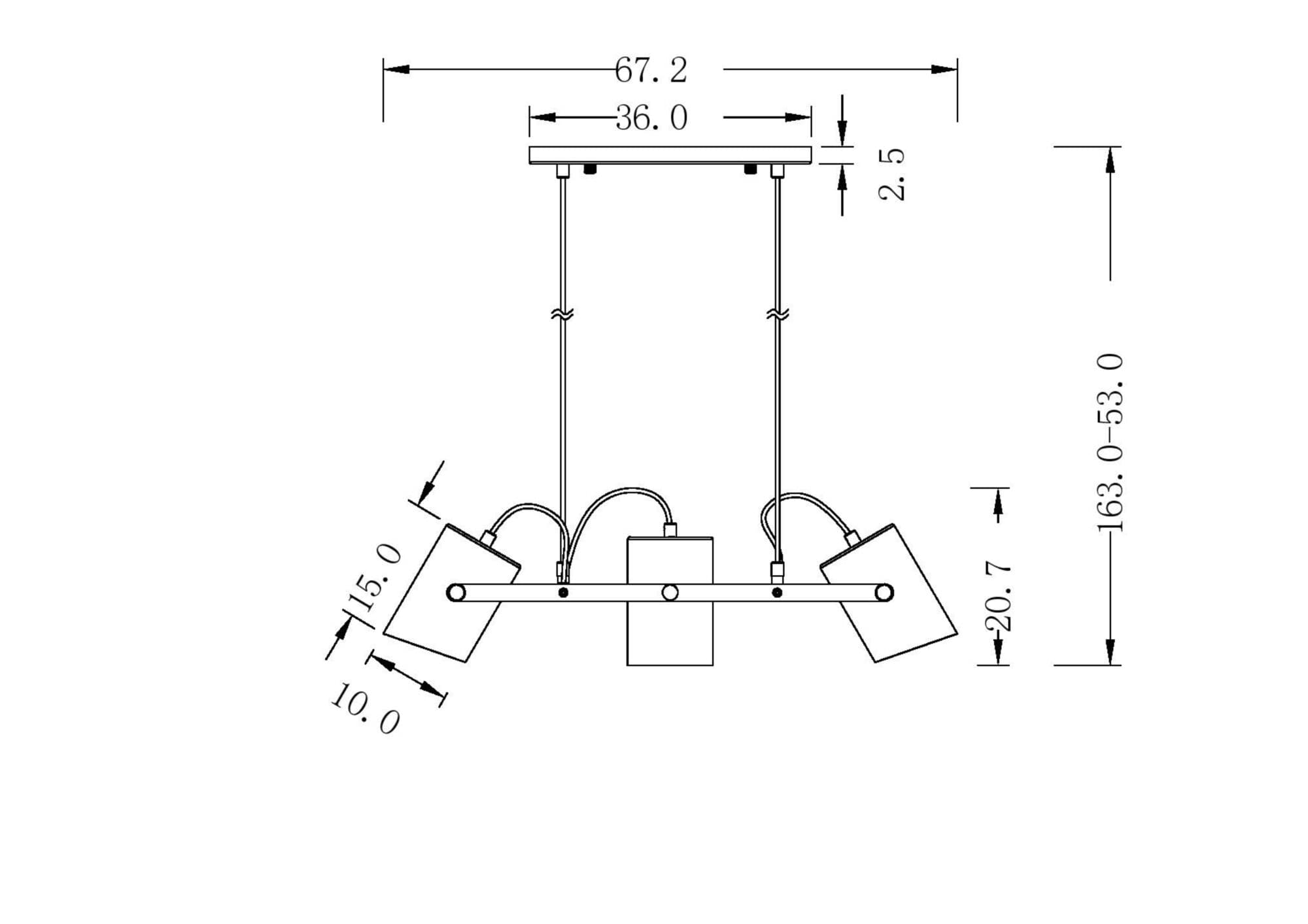 Freya Loft Черно-белый Светильник подвесной FR4005PL-03WB — миниатюра 5