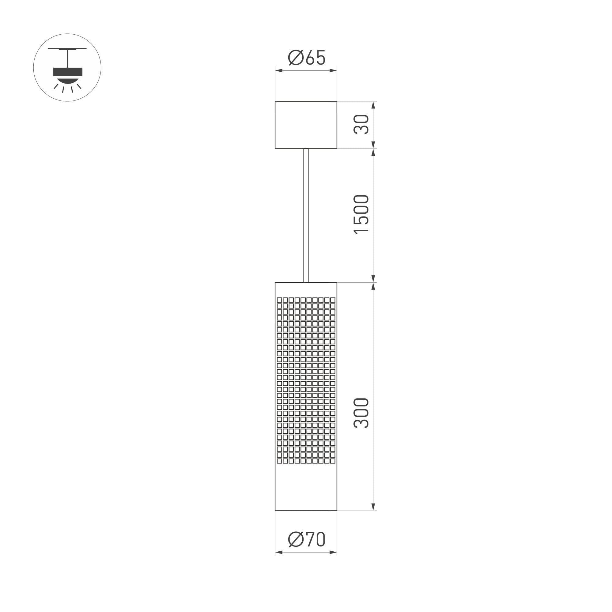 Arlight Светильник SP-SPICY-HANG-R70-13W Day4000 (WH, 50 deg, 230V) (IP20 Металл, 3 года) 033680 — миниатюра 4
