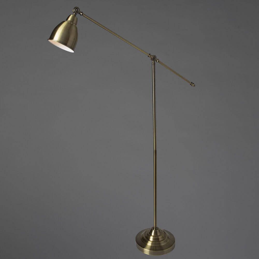 Arte Lamp Braccio Бронза Торшер 1x60W 1xE27 A2054PN-1AB — миниатюра 3