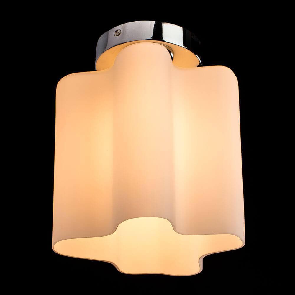 Arte Lamp Serenata Хром/Белый Светильник потолочный 1x40W 1xE27 A3479PL-1CC — миниатюра 5