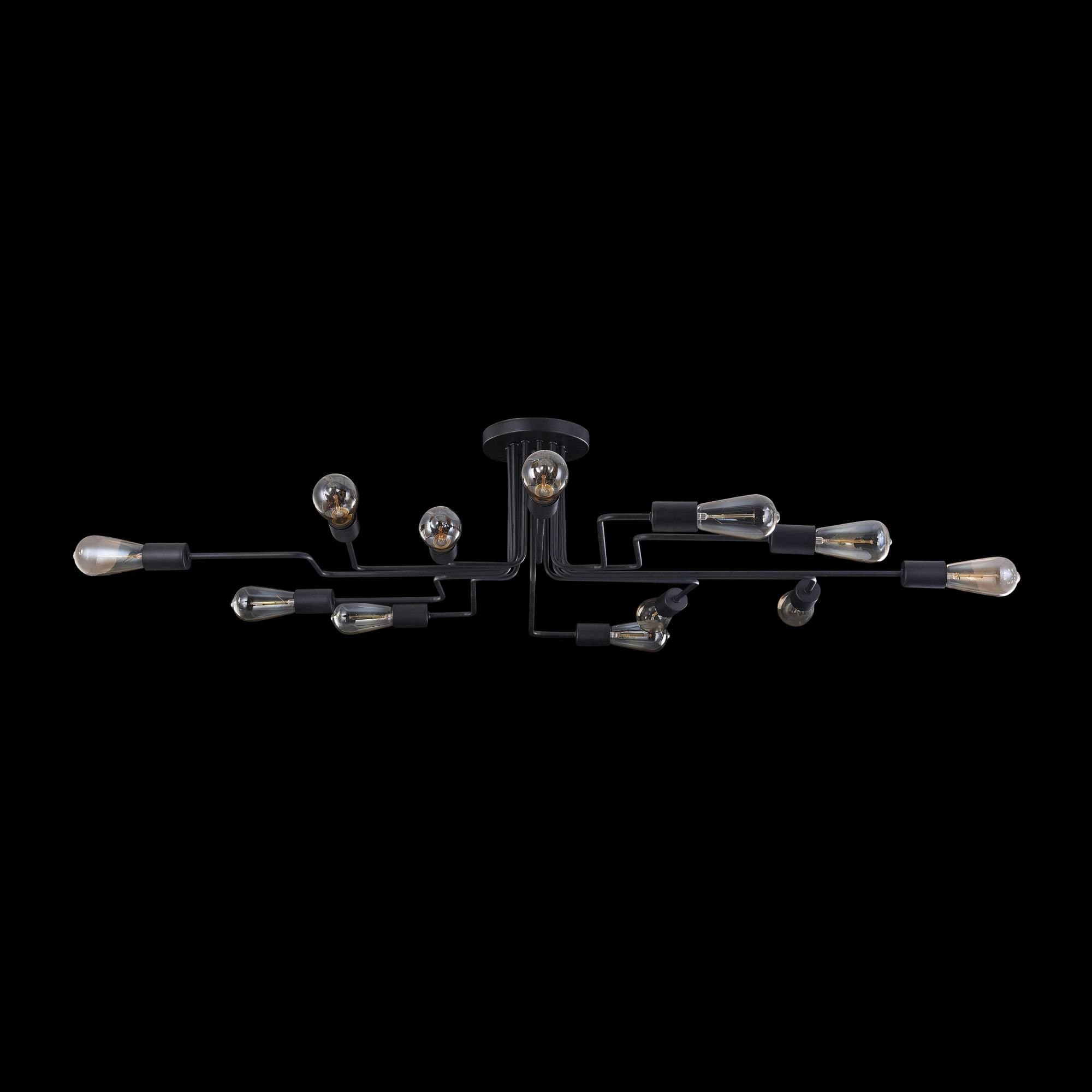 Maytoni Loft Gilbert Черный Потолочный светильник 12xE27 60W T532CL-12B — миниатюра 3