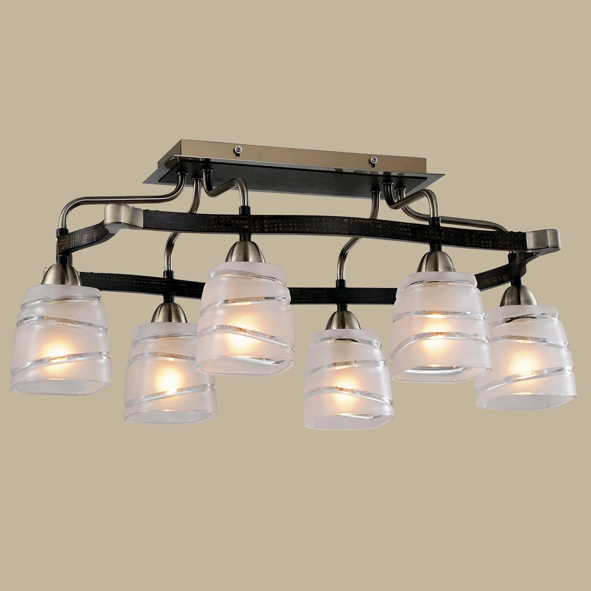 Citilux CL150161 Каппа Ст.Бронза+Холст Светильник Люстра — миниатюра 2