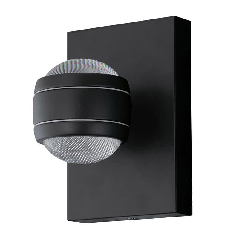 Eglo Светильник LED уличный настенный SESIMBA, 2х3,7W (LED), 130х195, сталь, черный 94848