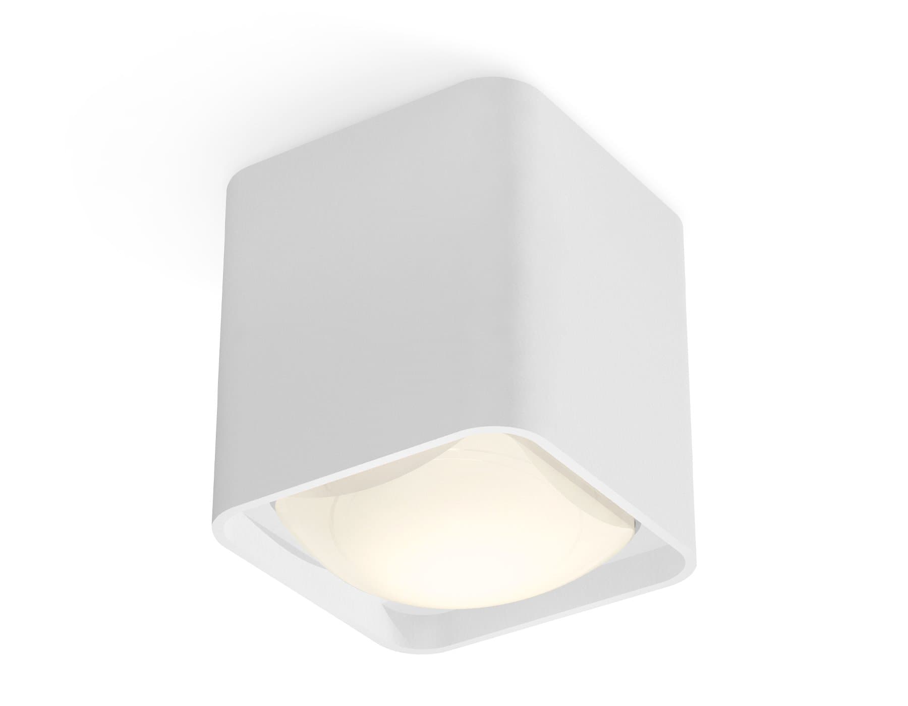 Ambrella Комплект накладного светильника с акрилом XS7840022 SWH/FR белый песок/белый матовый MR16 GU5.3 (C7840, N7756)