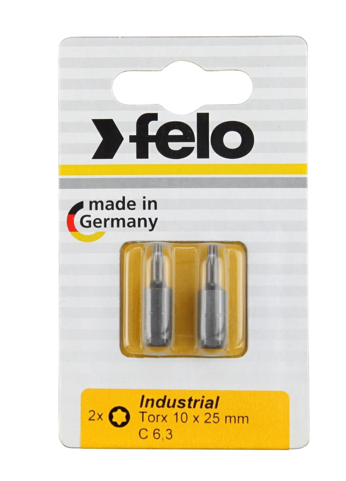 Felo Бита Torx 10X25, серия Industrial, 2 шт в блистере 02610036 — миниатюра 1