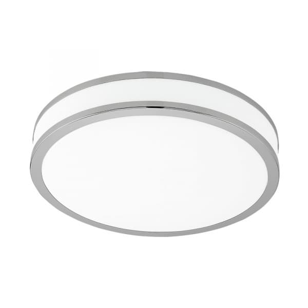 Eglo Светильник LED настенно-потолочный PALERMO 2, 18W(LED), Ø280, сталь, белый/пластик, белый, хром 95682 — миниатюра 1