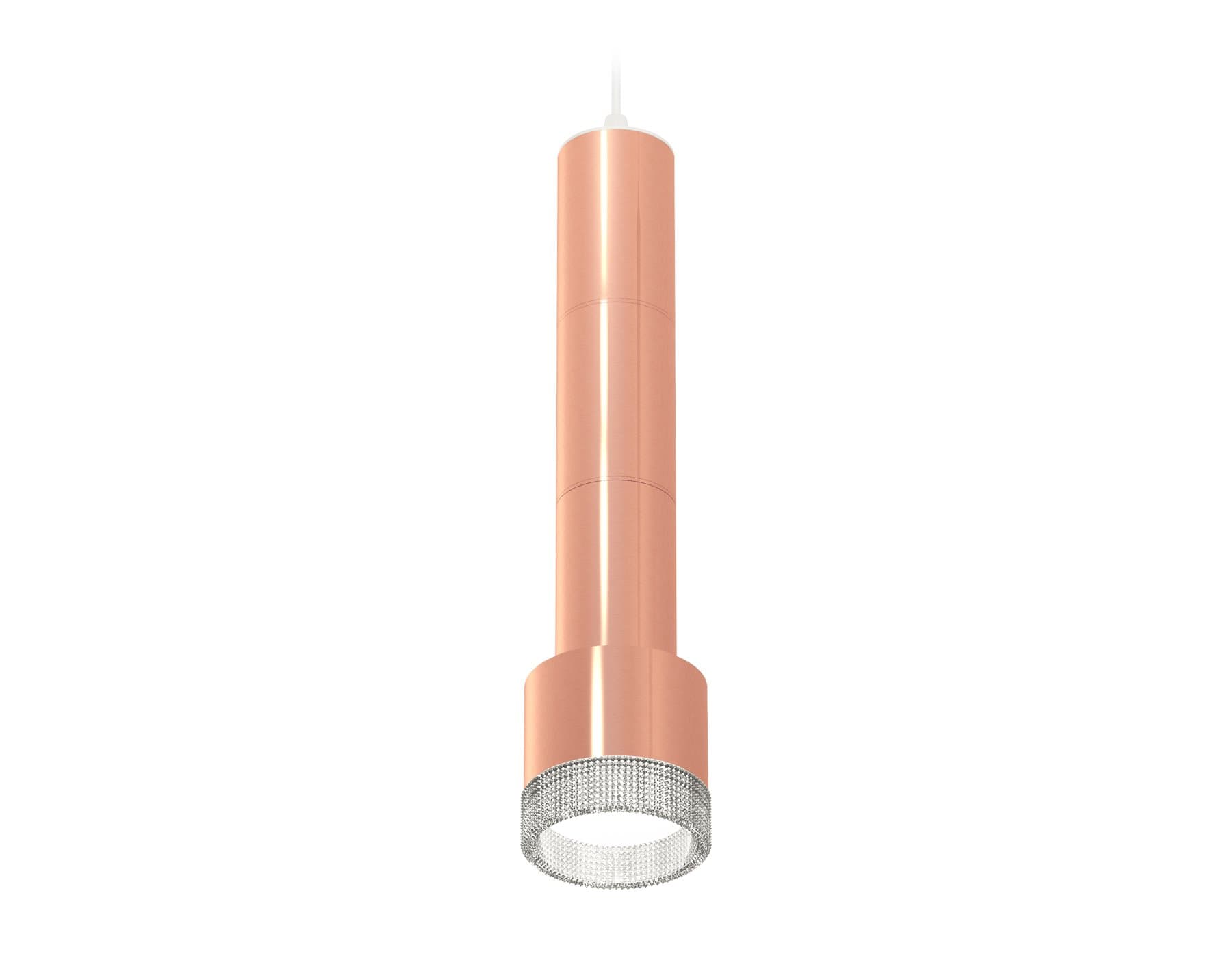 Ambrella Комплект подвесного светильника с композитным хрусталем XP8122005 PPG/CL золото розовое полированное/прозрачный GX53 (A2301, C6326, A2063, C6 — миниатюра 1