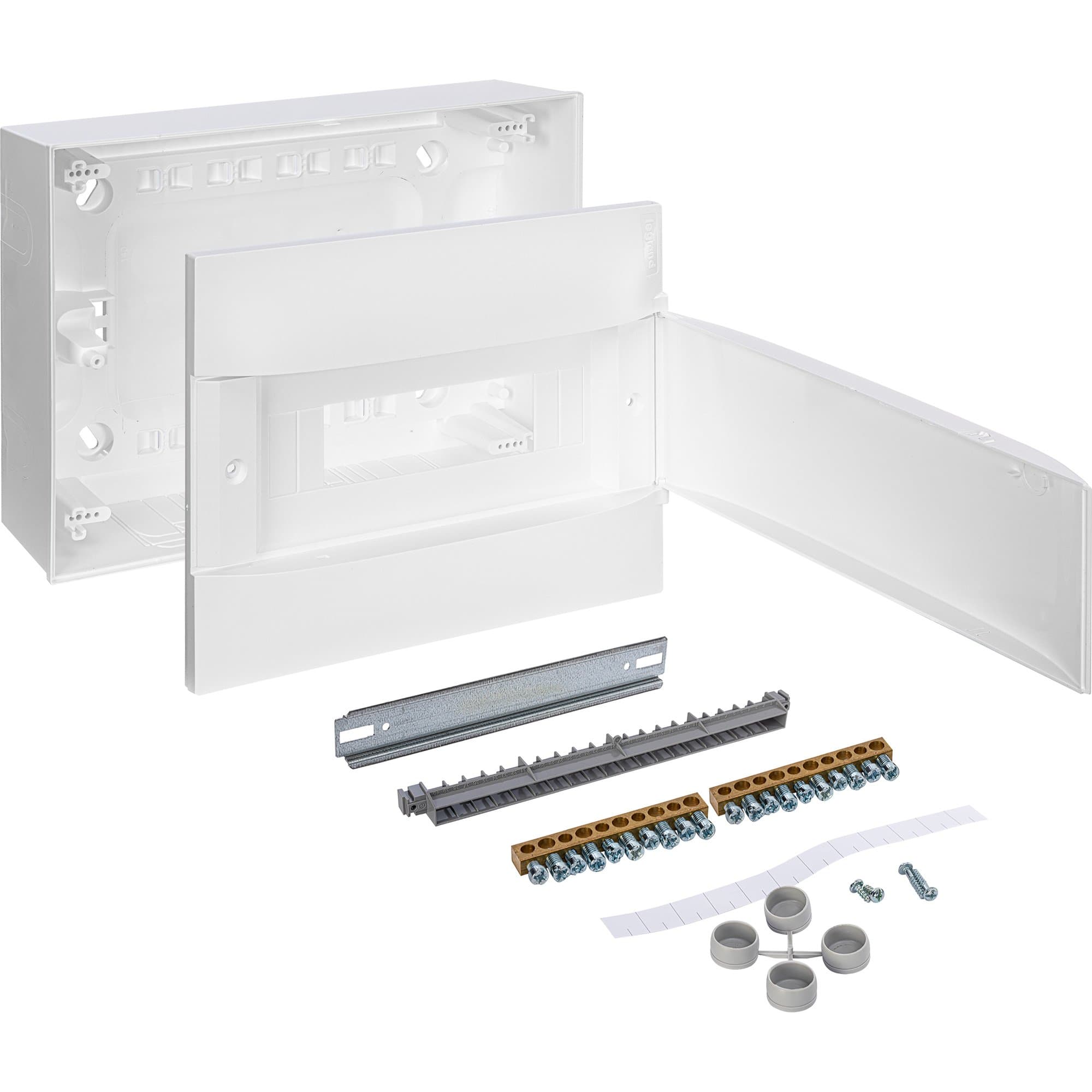 Legrand Practibox S Пластиковый щиток Навесной 1X12 Белая дверь 135601 — миниатюра 6