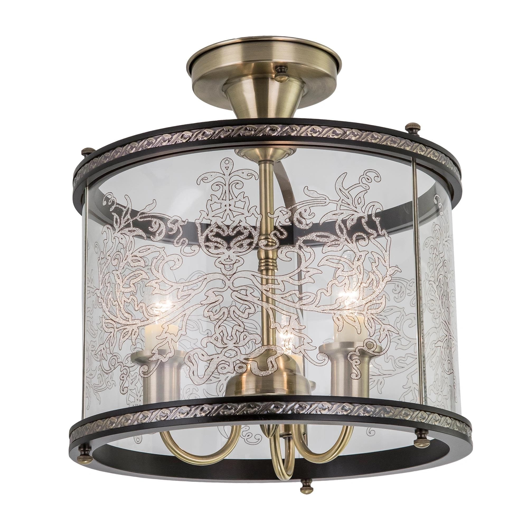 Citilux CL408233R Версаль Венге Светильник Люстра Потол.