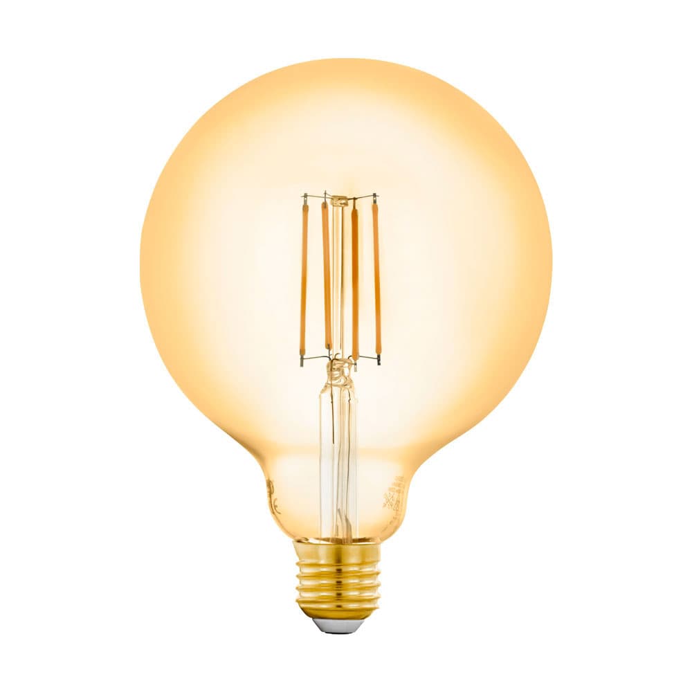 Eglo 12573 Светодиодная филаментная лампа CONNECT G125, 6W (E27), L172, Ø125, 2200K, 650lm, янтарь