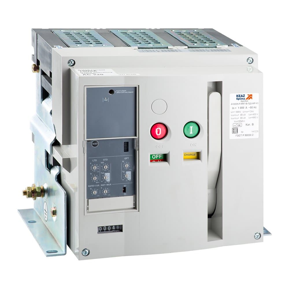 КЭАЗ Выключатель автоматический OptiMat A-2000-S2-3P-85-F-MR7.0-A-C2200-M0-P00-S1-03
