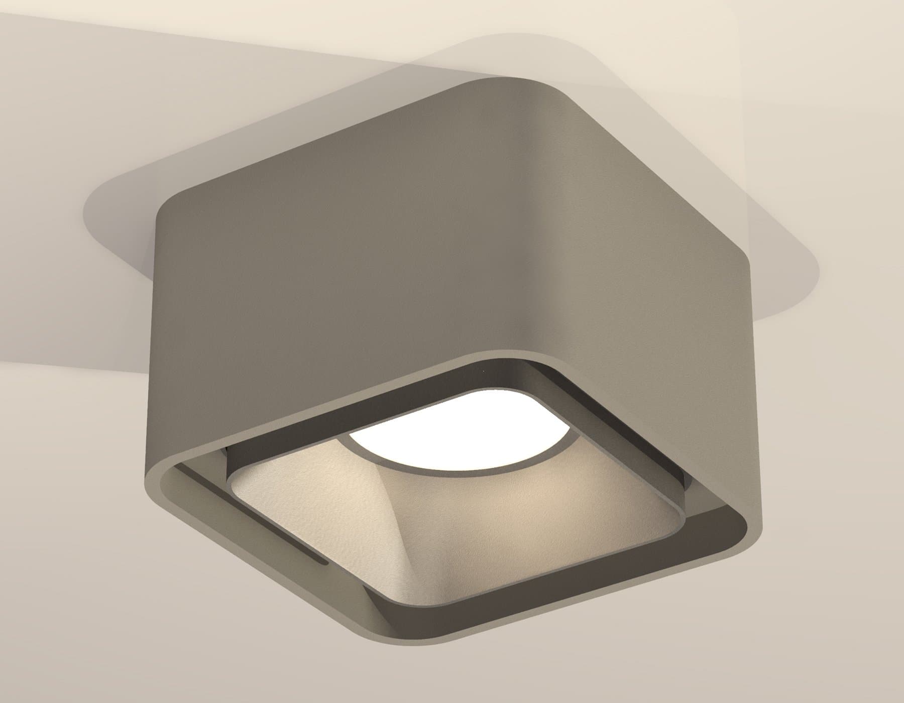 Ambrella Комплект накладного светильника XS7834003 SGR/SSL серый песок/серебро песок MR16 GU5.3 (C7834, N7703) — миниатюра 2