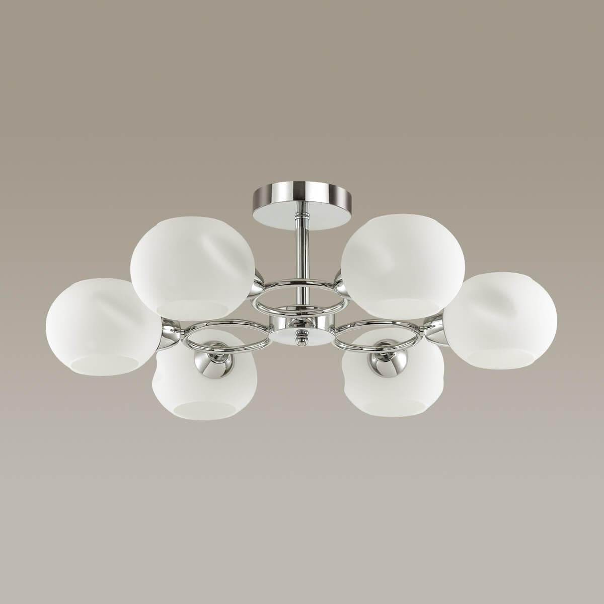 Lumion 4548/6C COMFI LN21 063 хром, белый Люстра потолочная E14 6*40W 220V PENELOPA — миниатюра 3