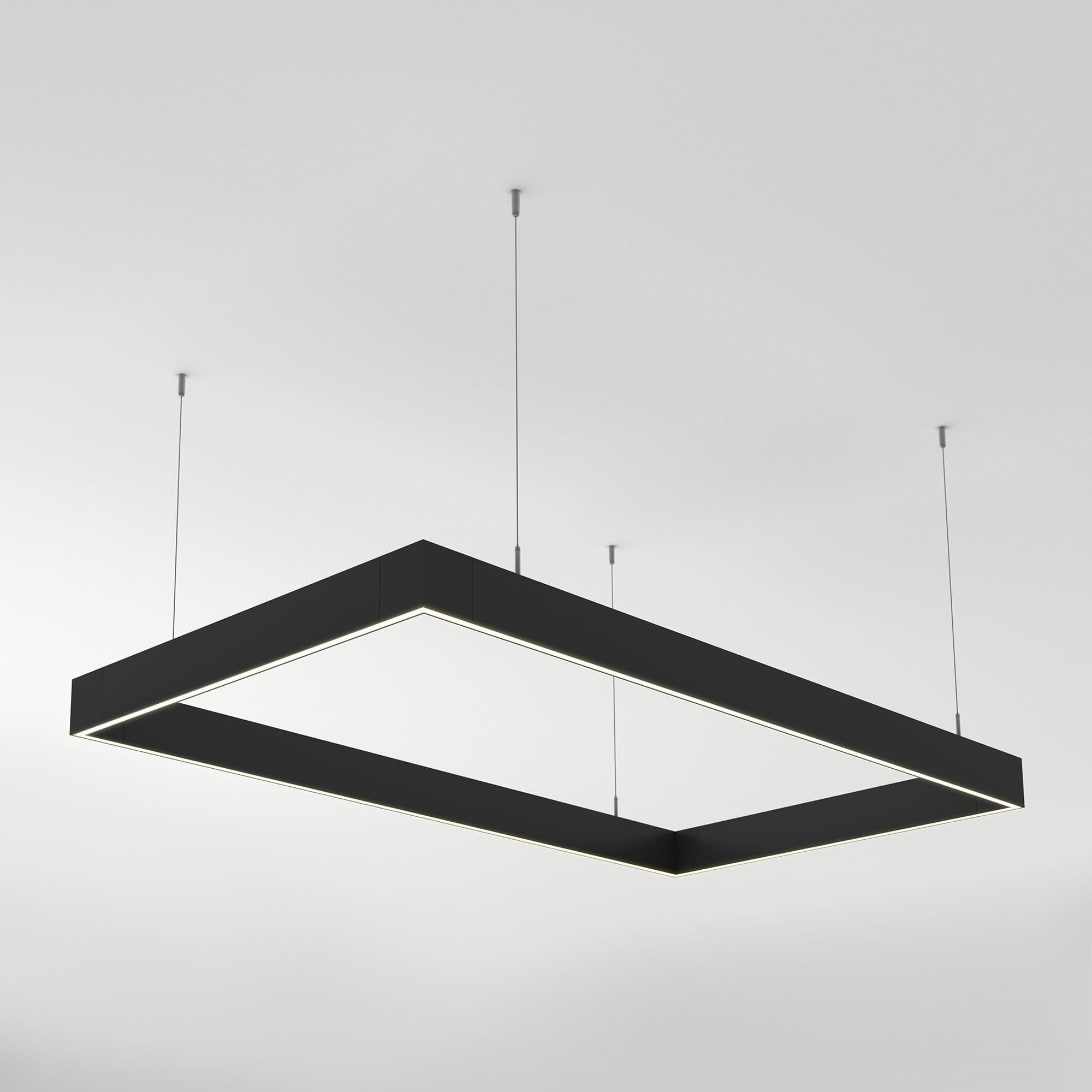 Arlight Светильник ALT-LINEAIR-RECTANGLE-FLAT-UPDOWN-DIM-1375x785-140W Day4000 (BK, 100 deg, 230V) (IP20 Металл, 3 года) 032996 — миниатюра 2