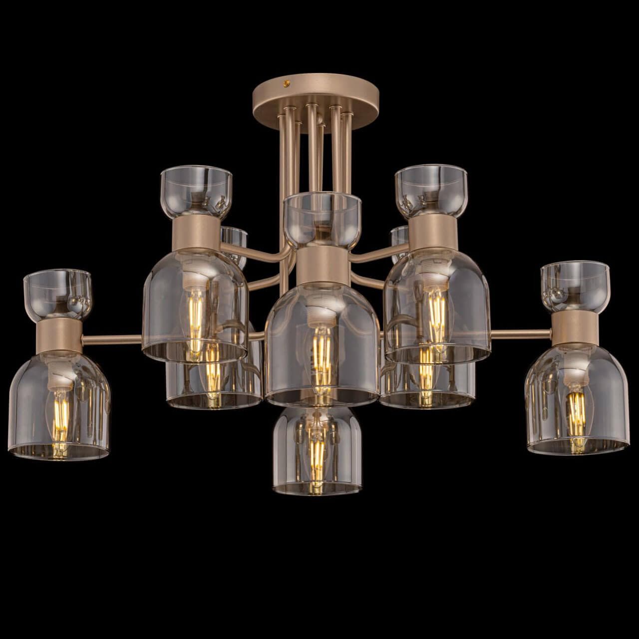 Freya Modern Isla Матовое Золото Люстра FR5094PL-08G — миниатюра 7