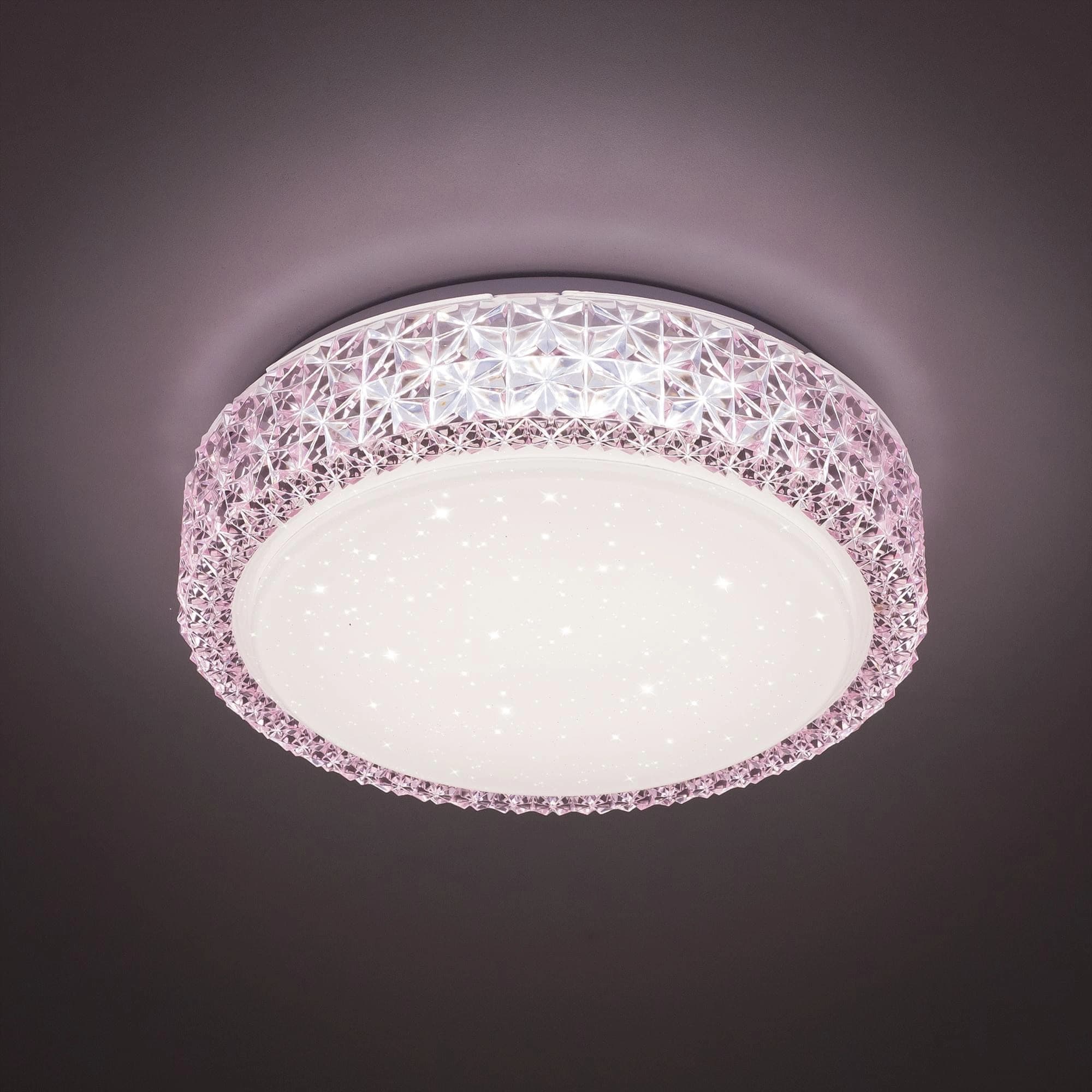 Citilux CL705014 Кристалино Розовый Светильник Настенно-потолочный — миниатюра 2
