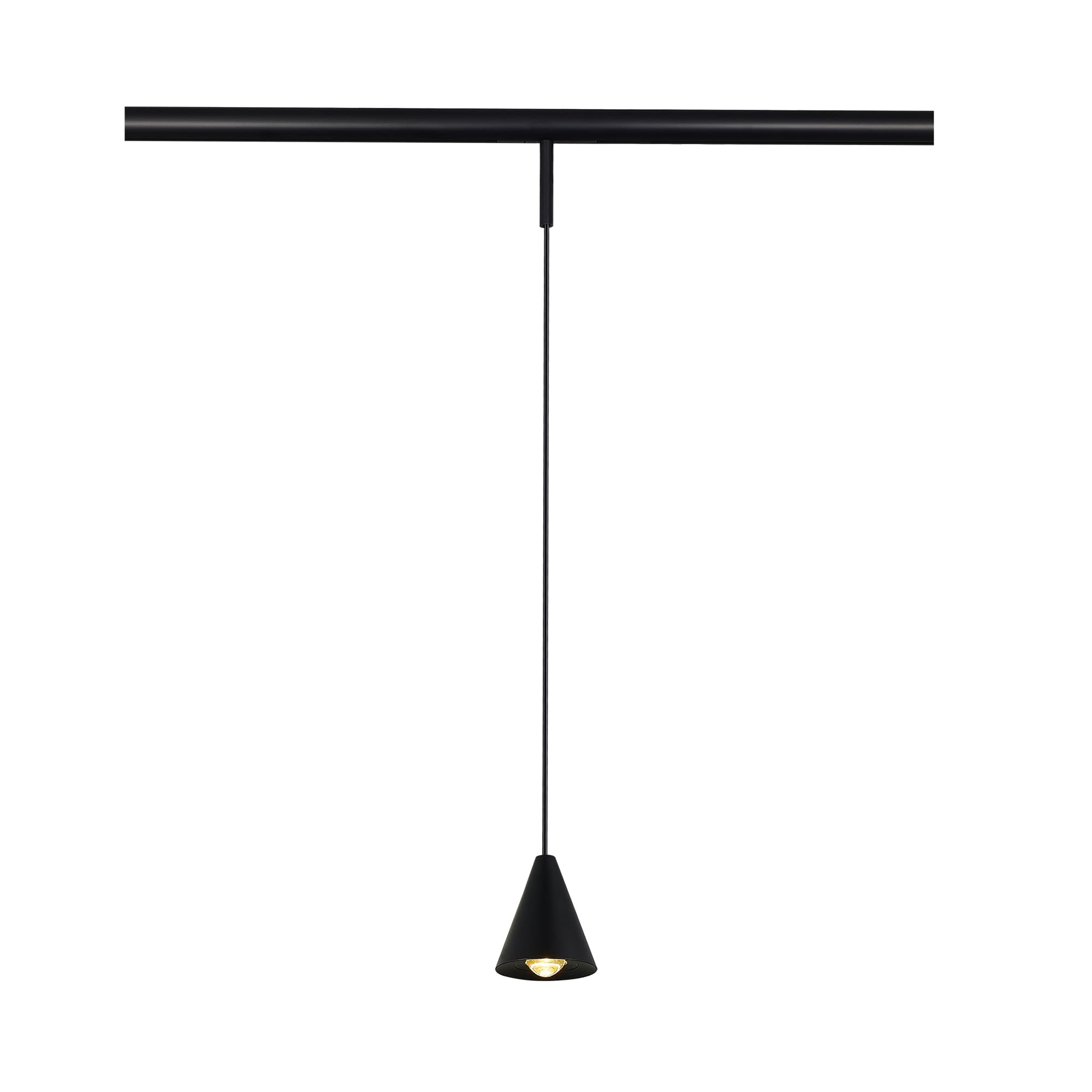 ST LUCE ST689.436.05 Магнитный трековый светильник Черный LED 1*5W 3000K Lm Ra>90 40° IP20 D80xH98 24V