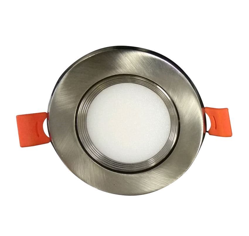 Kink Light 2154,02 Светильник встраиваемый хром d9 h6,5 Led 7W (4000K)