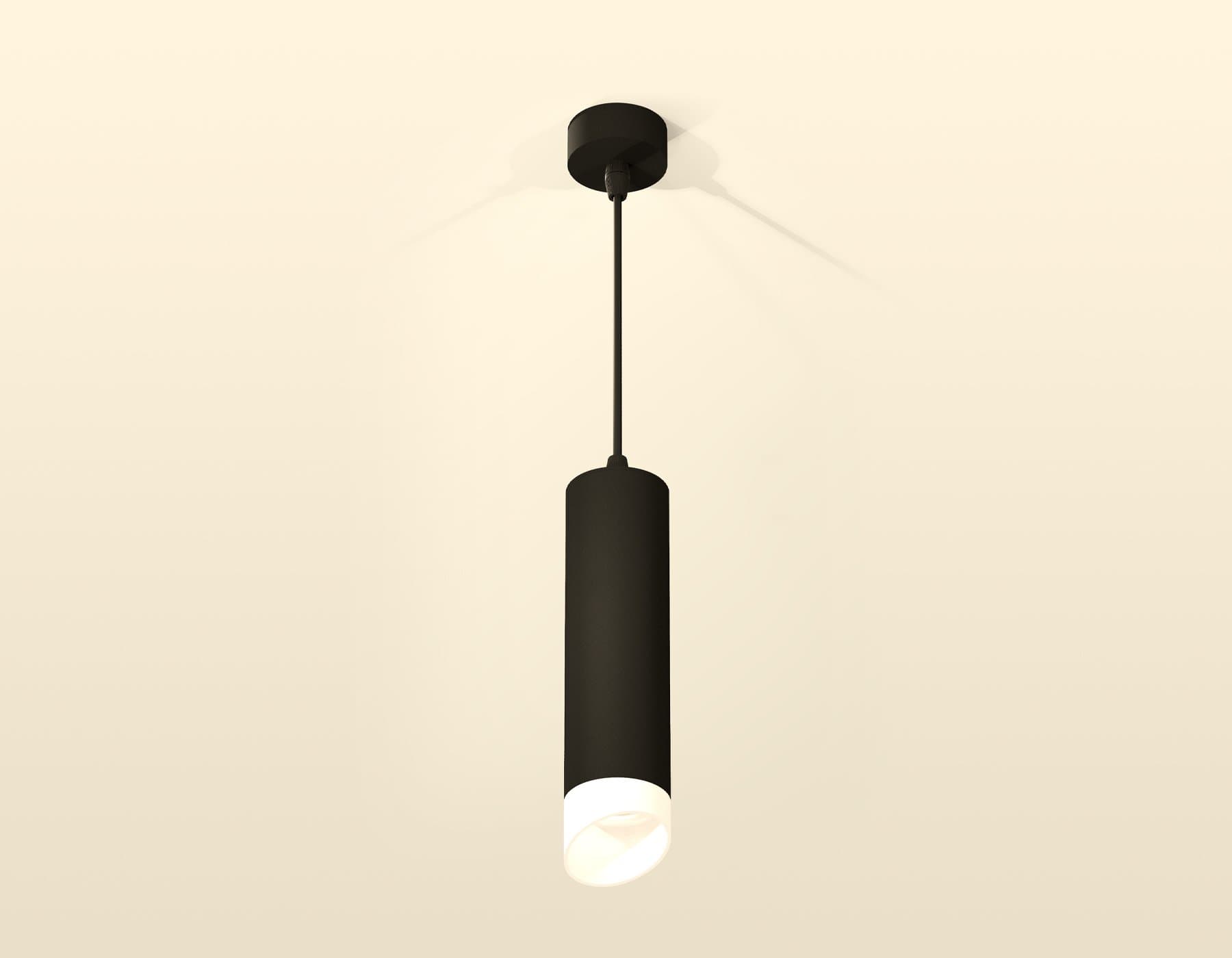 Ambrella Комплект подвесного светильника с акрилом XP6356004 SBK/FR черный песок/белый матовый MR16 GU5.3 (A2302, C6356, N6256) — миниатюра 2