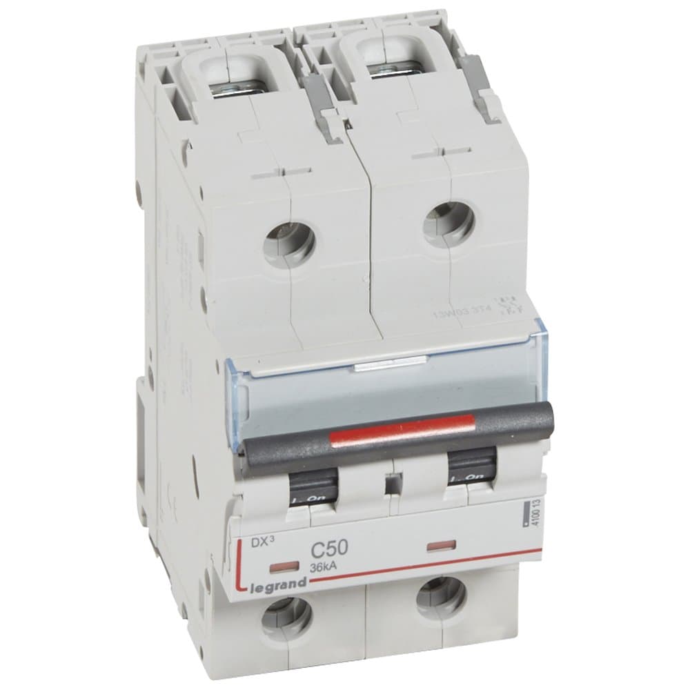 Legrand DX3 Автоматический выключатель 2P 50A (C) 36кА 410013