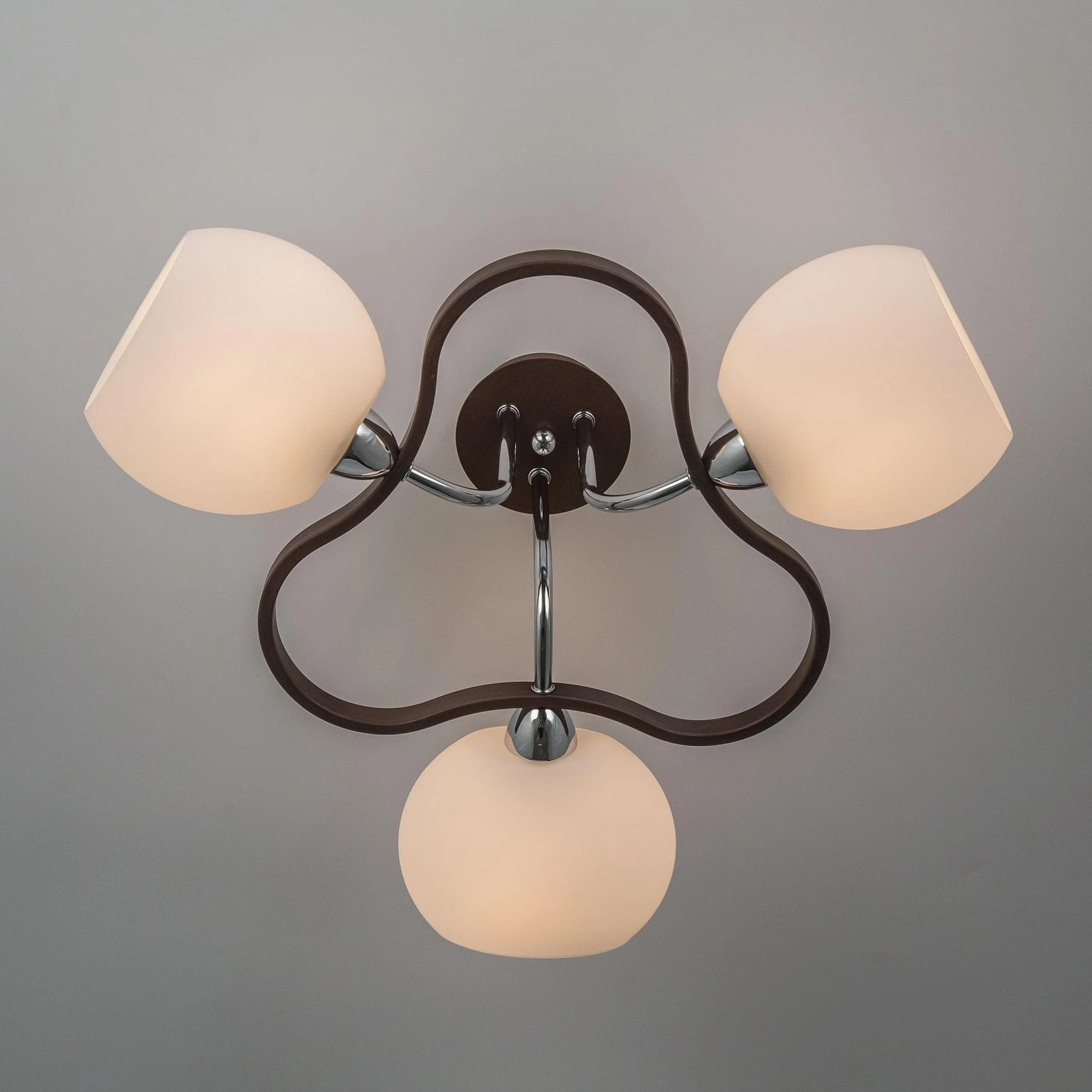 Citilux CL131131 Октава Хром+Венге Светильник Люстра — миниатюра 5