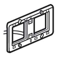 Legrand Mosaic Batibox Суппорт с подсветкой 2 -местный 4 модуля горизонтальный монтаж 080258 — миниатюра 2