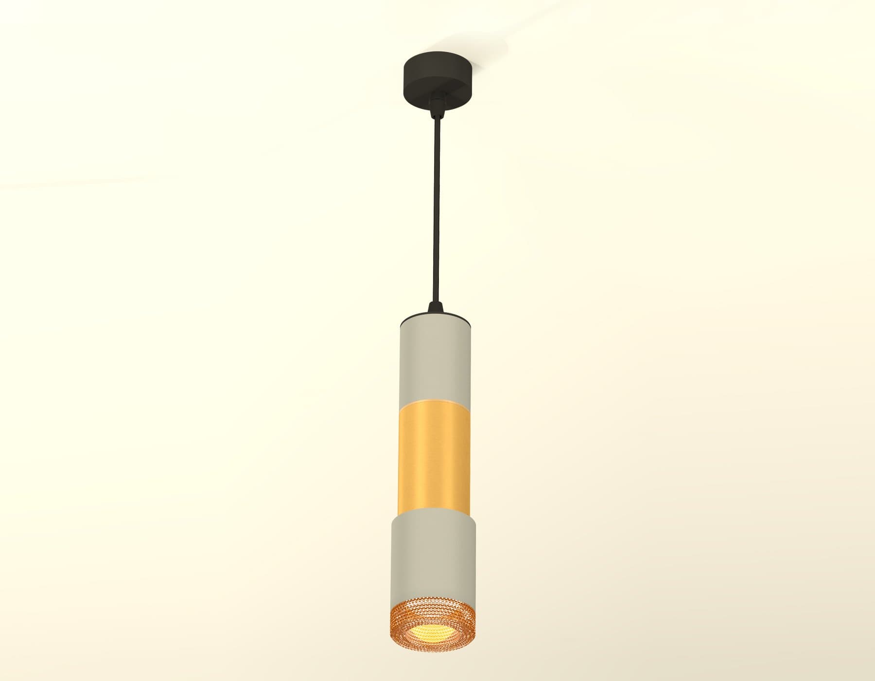 Ambrella Комплект подвесного светильника XP7423041 SGR/PYG/CF серый песок/золото желтое полированное/кофе MR16 GU5.3 (A2302, C6314, A2062, C6327, A203 — миниатюра 2