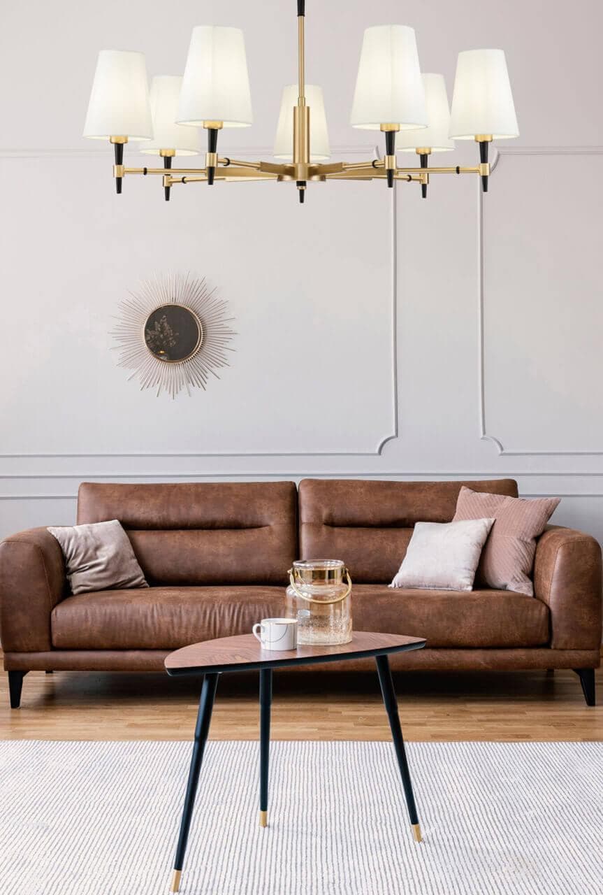 Maytoni House Zaragoza Латунь Люстра E14 40W H001CL-07BS — миниатюра 7