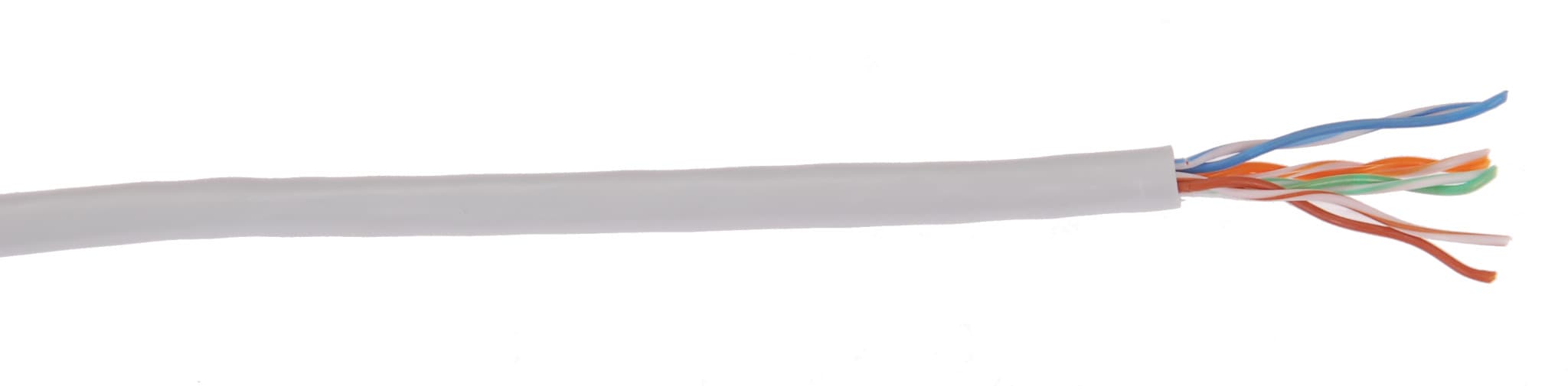 IEK ITK Кабель витая пара ШПД U/UTP категория 5E 4 пары PVC серый BC1-C5E04-111-100
