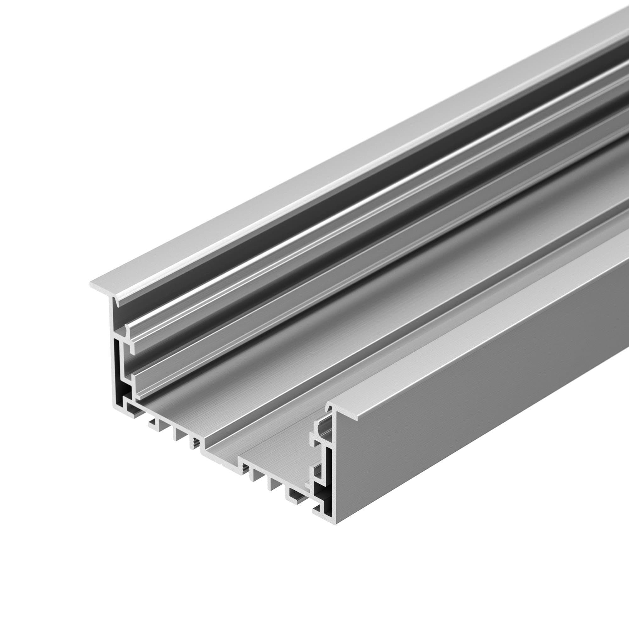 Arlight Профиль с экраном S2-LINIA94-F-2500 ANOD+OPAL (Алюминий) 021178(1) — миниатюра 3