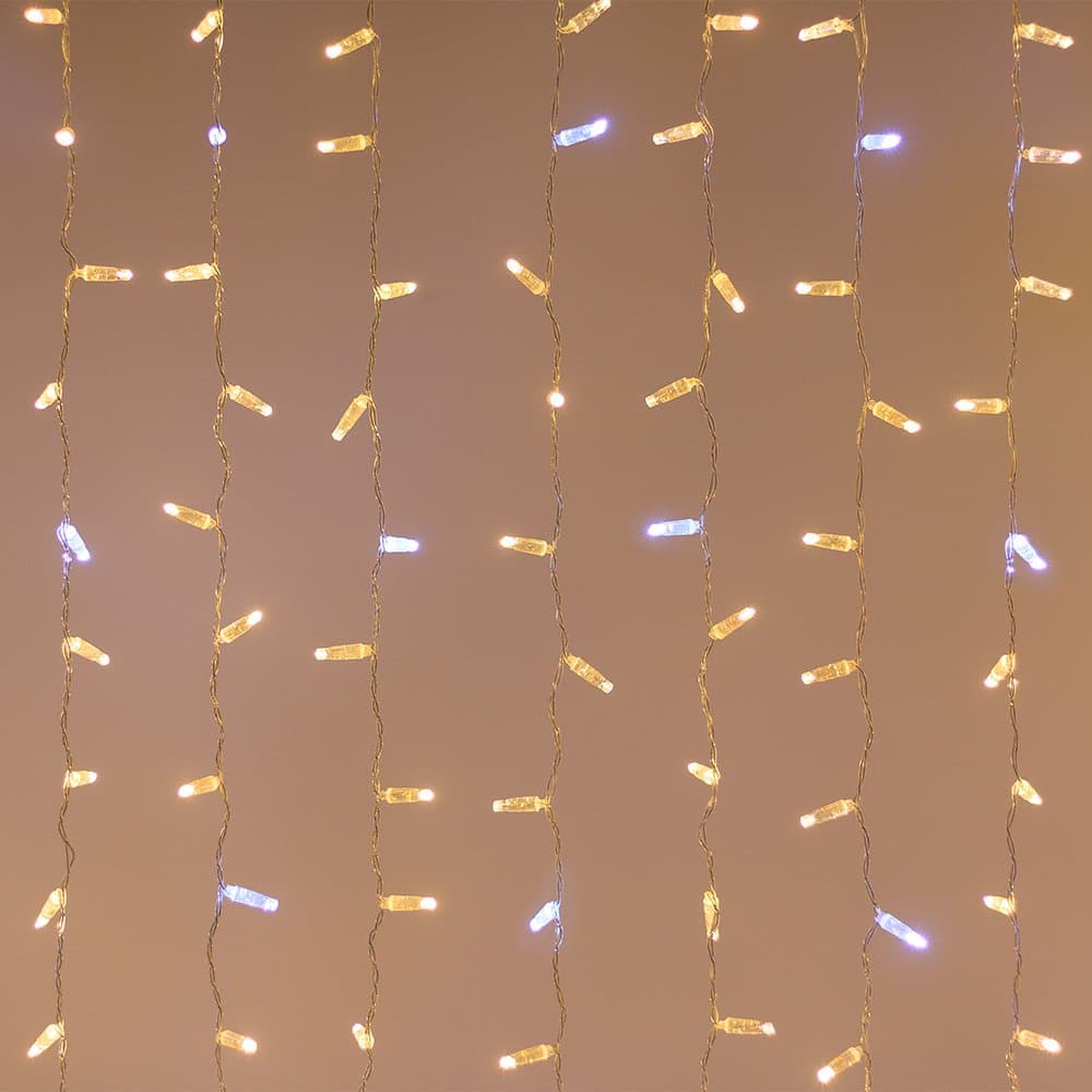 Arlight Светодиодная гирлянда ARD-CURTAIN-CLASSIC-2000x3000-CLEAR-760LED-BLINK Warm-White (230V, 60W) (Ardecoled, IP65) 024869 — миниатюра 3