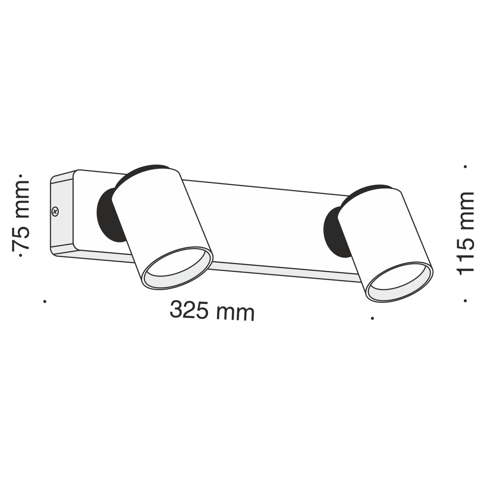 Maytoni Spot Alliot Белый Спот 2xGU10 35W SP317-CW-02-W — миниатюра 4