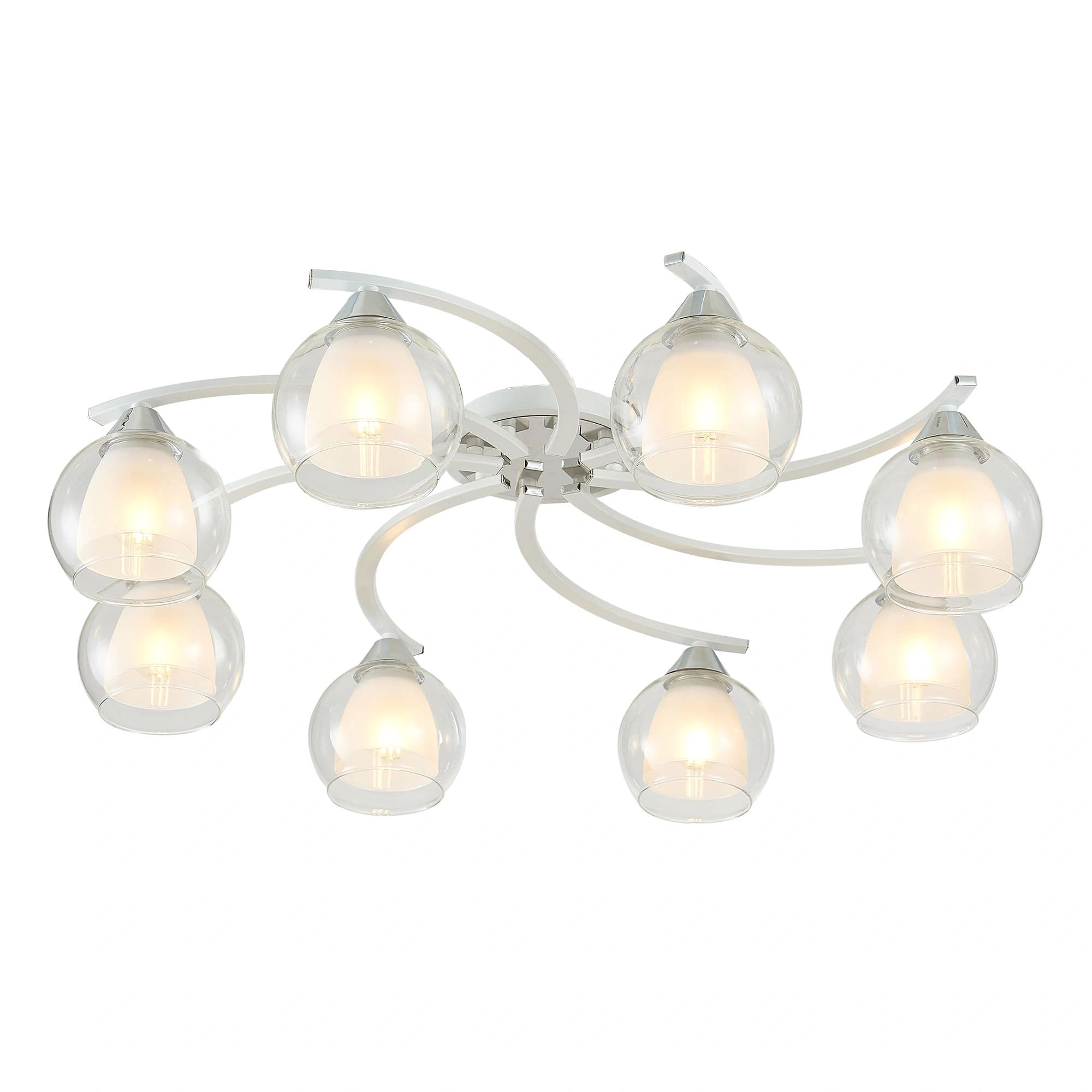Citilux CL152180 Кристи Белый+Хром Люстра