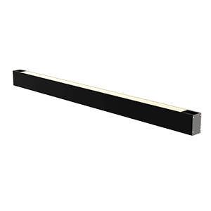 Varton Светодиодный светильник Х-line Up&Down 37 Вт 3000 К 1246x63x100 мм RAL9005 черный муар диммируемый по протоколу DALI V1-R0-92824-02D01-4003730