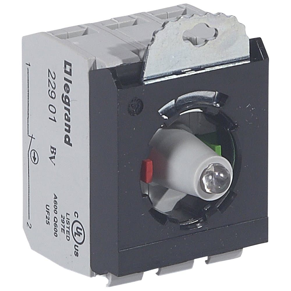 Legrand Osmoz Монтажный адаптер 3 поста 230В, +НО+Н3 конт.бл. винт.кл 023014
