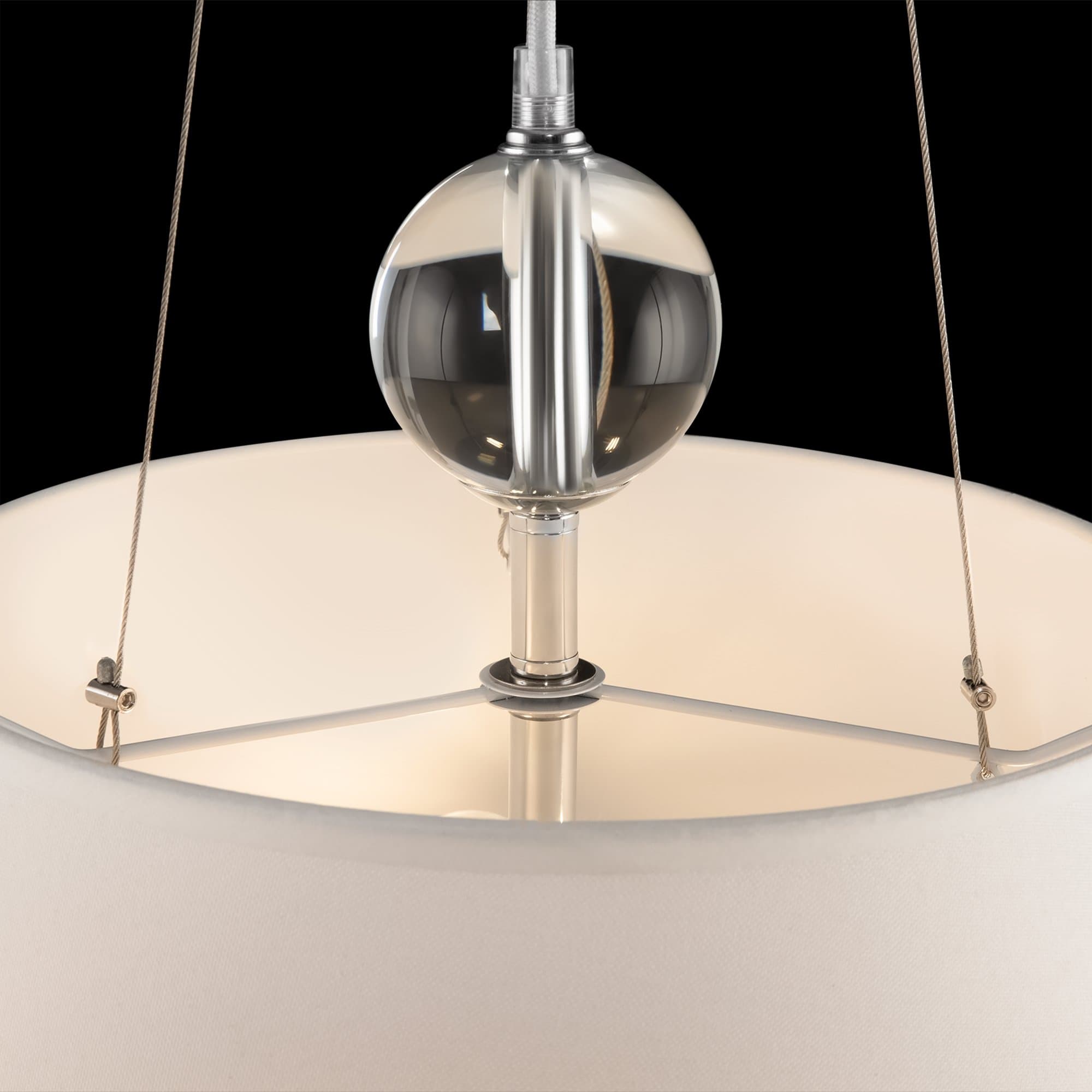Maytoni Modern Bergamo Хром Подвес 3xE27 60W MOD613PL-03BG — миниатюра 7