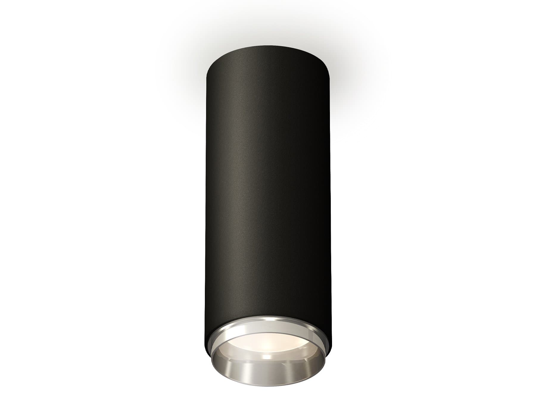 Ambrella Комплект накладного светильника XS6343003 SBK/PSL черный песок/серебро полированное MR16 GU5.3 (C6343, N6122) — миниатюра 1