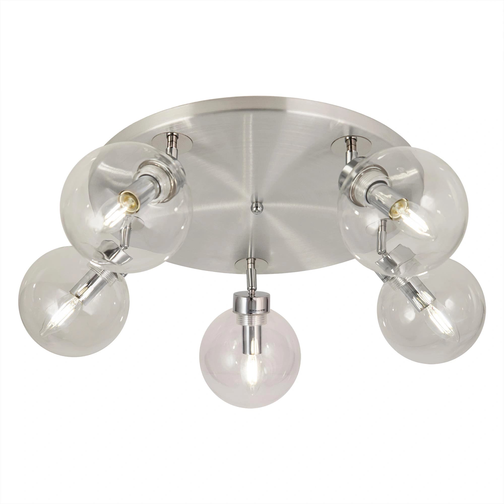 Citilux CL158150 Самба Алюм.+Прозр. Люстра