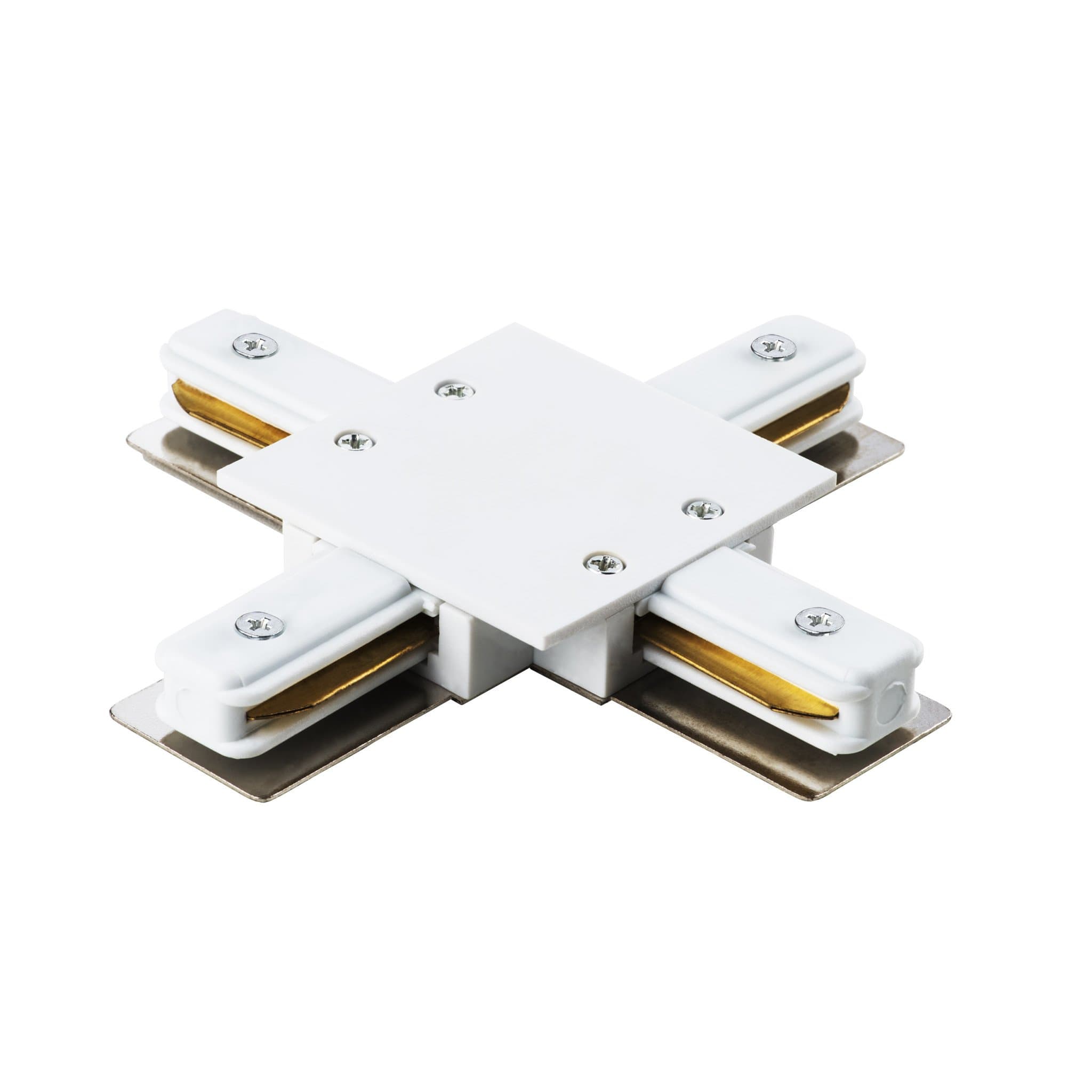 Lightstar Соединитель X-образный однофазный для встраиваемых треков Barra Lightstar 501146