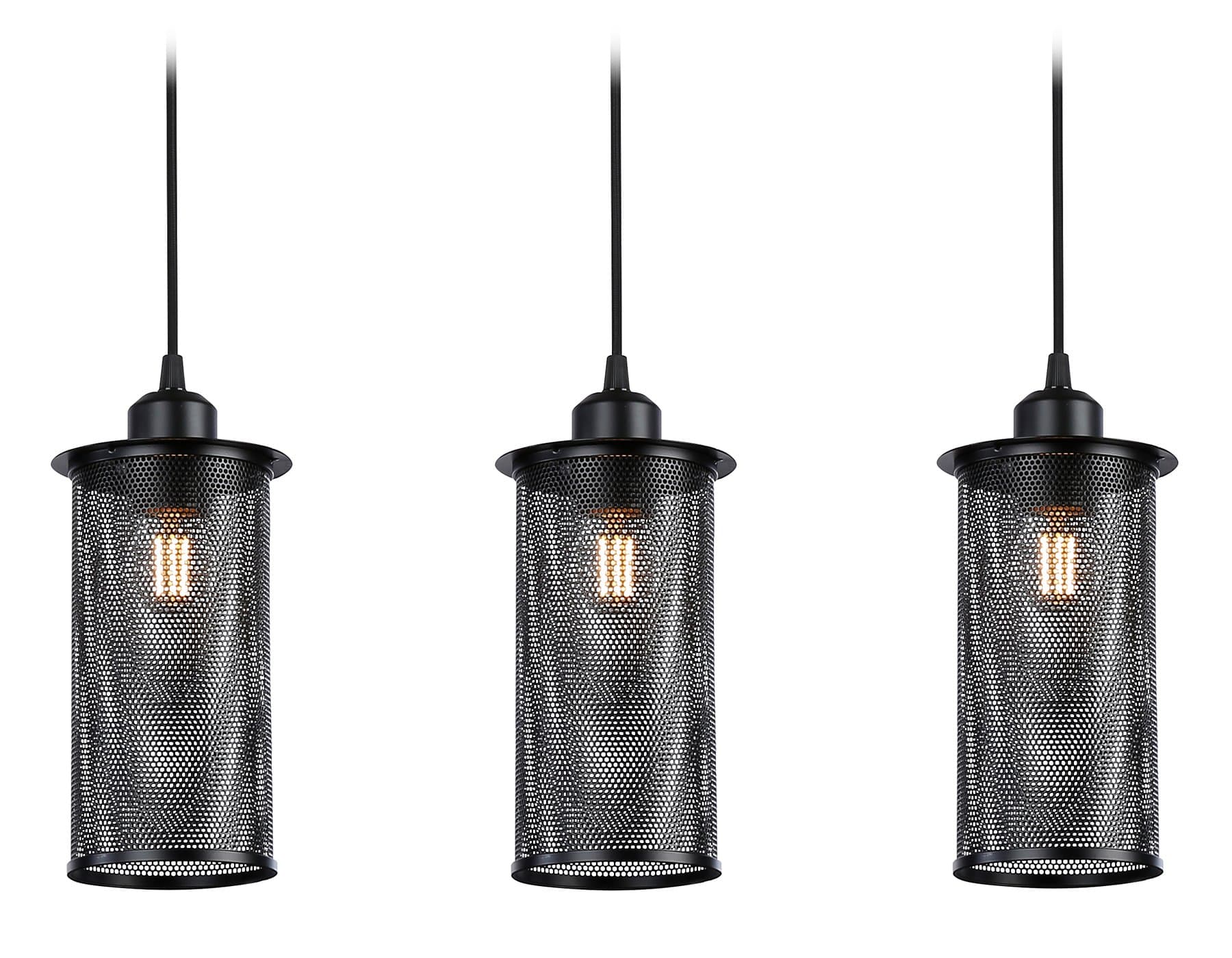 Ambrella Подвесной светильник в стиле лофт TR8164/3 BK черный E27*3 max 40W 580*102*1060 — миниатюра 1