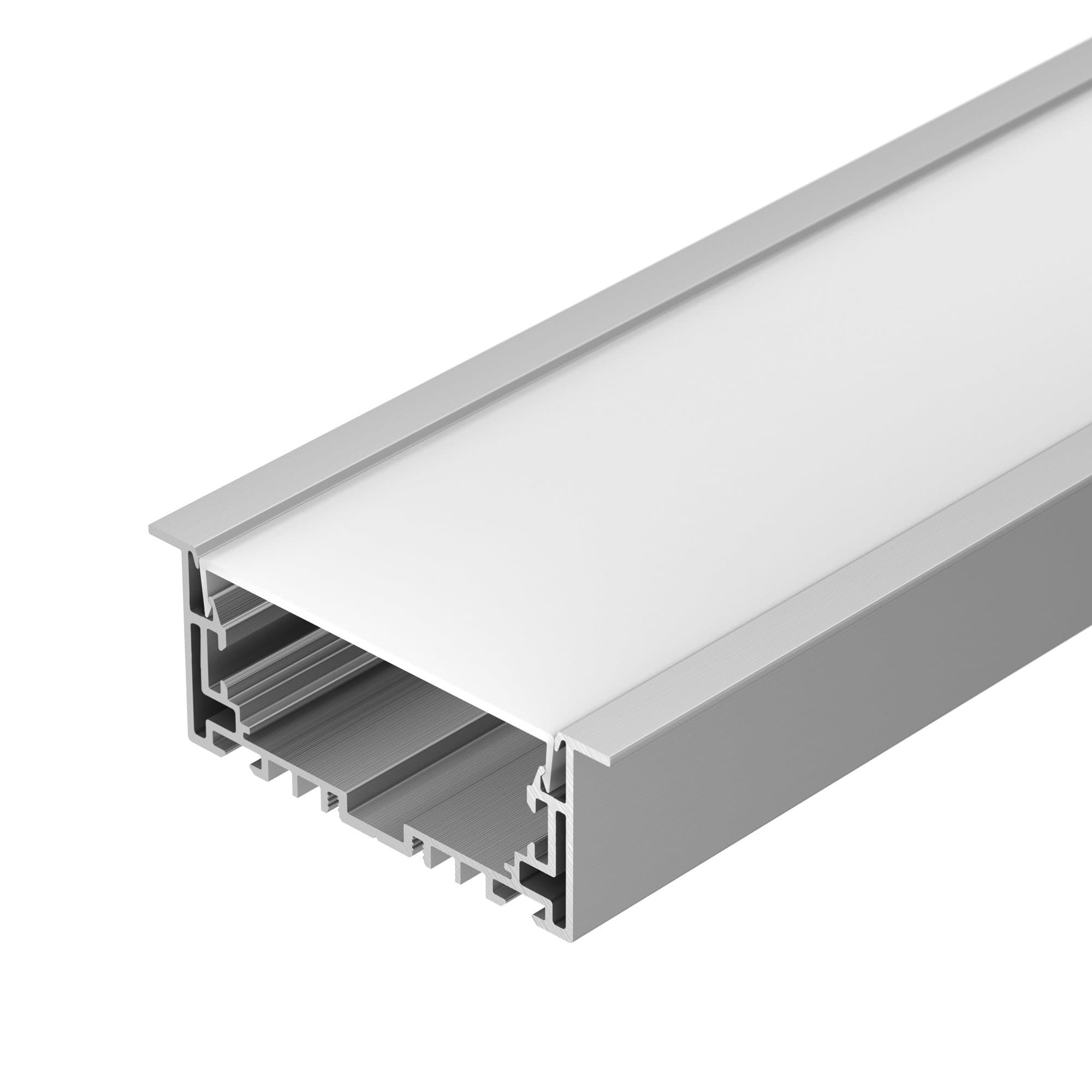 Arlight Профиль с экраном S2-LINIA94-F-2500 ANOD+OPAL (Алюминий) 021178 — миниатюра 1