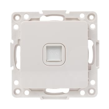 EKF PROxima Стокгольм Белый Розетка RJ-11