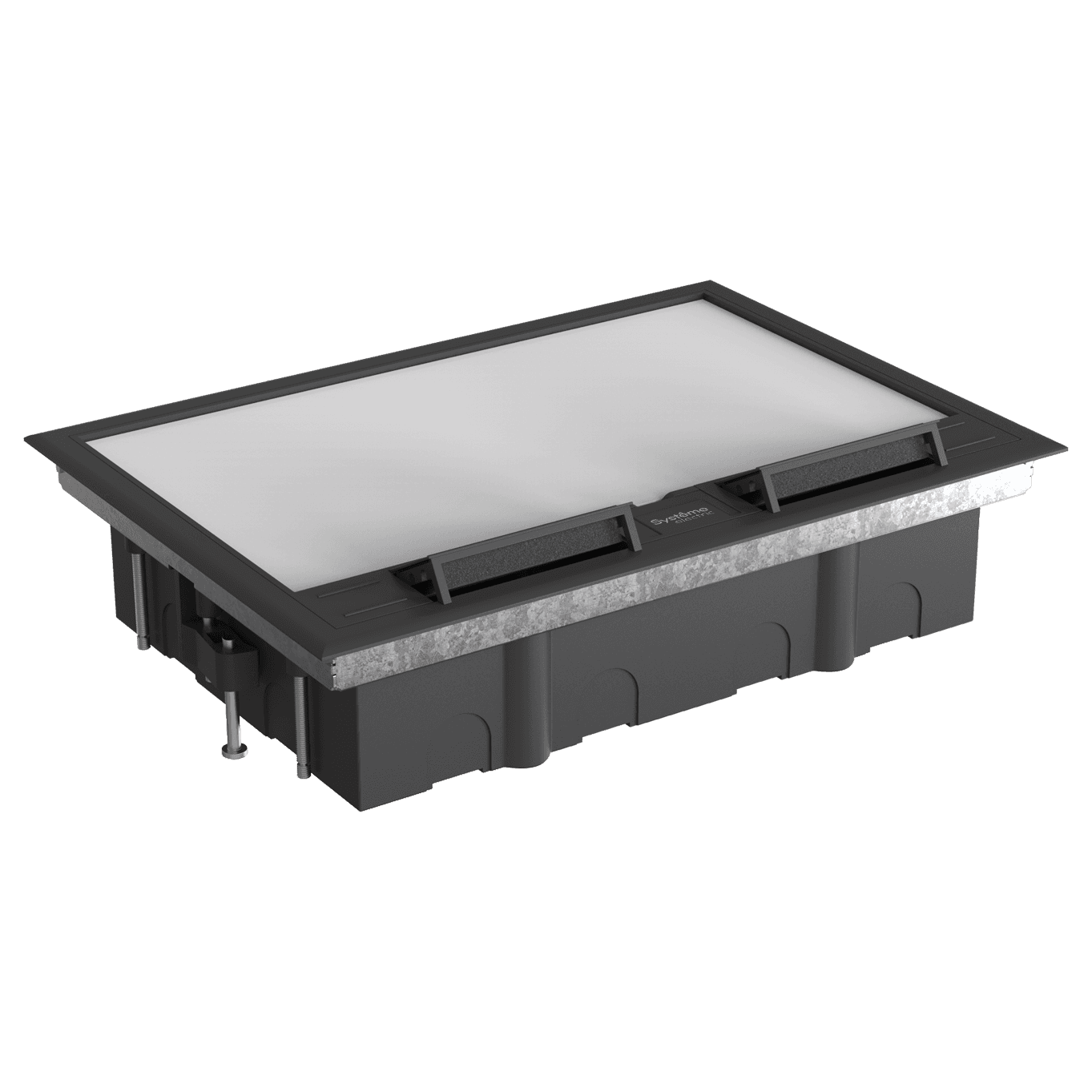 Systeme Elecrtic MultiDesk Люк на 16 модулей IP40 для фальшпола с монтажной коробкой, тип MDK10 — миниатюра 4