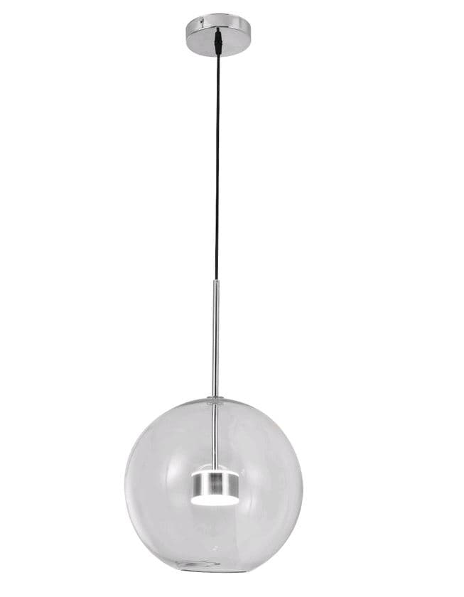 Kink Light 07545-1,21(02) Подвес Галла прозрачный (цвет корпуса хром) d30 h200 Led 14W (4000K)