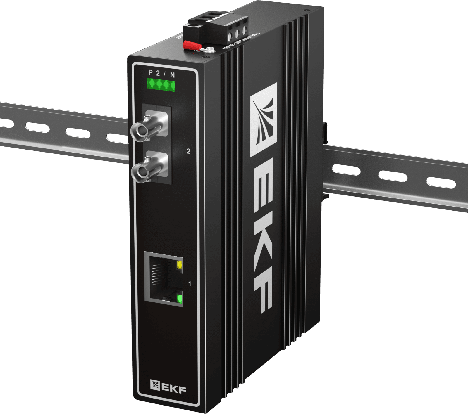 EKF Медиаконвертер 10/100/1000Base-TX в 1000Base-X, разъем ST, двойное одномодовое оптоволокно, 1310нм TSX