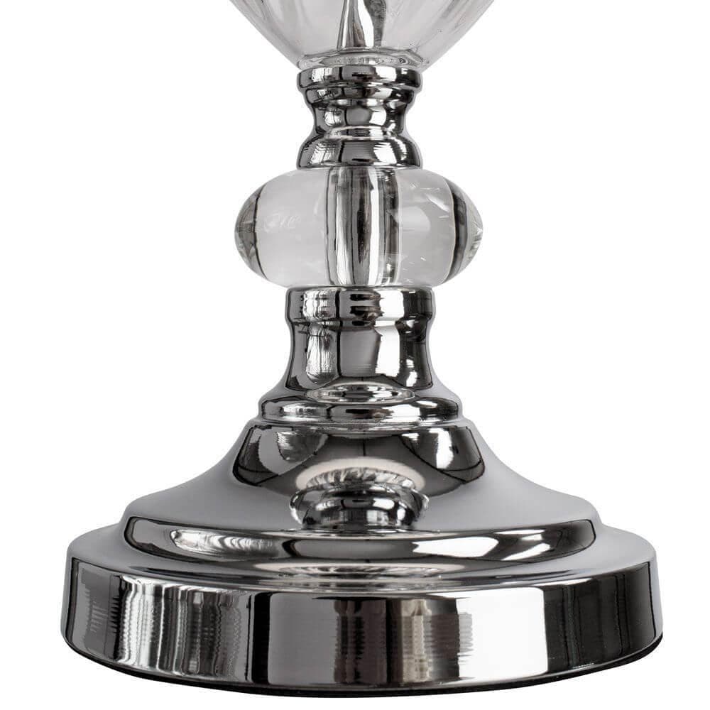 Arte Lamp Superb Хром/Белая Лампа настольная декоративная 1x60W 1xE27 A3752LT-1WH — миниатюра 2