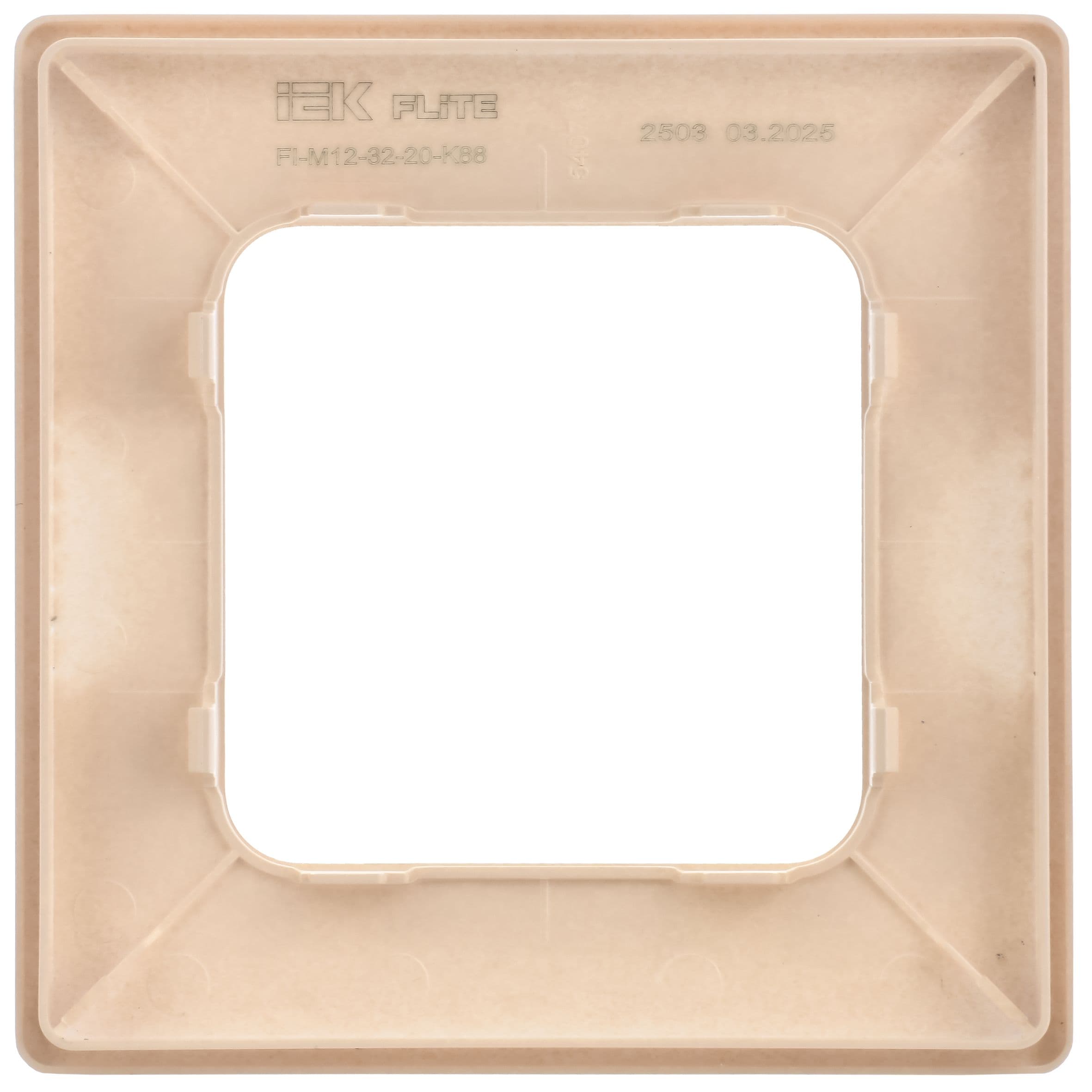 IEK FLITE Classic Льняной Рамка 1-местная — миниатюра 3